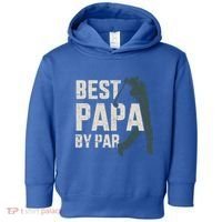 Best Papa By Par For Golfer Dad And FatherS Day Gift Toddler Hoodie thumb 0