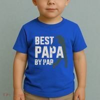 Best Papa By Par For Golfer Dad And FatherS Day Gift Toddler T-Shirt thumb 2