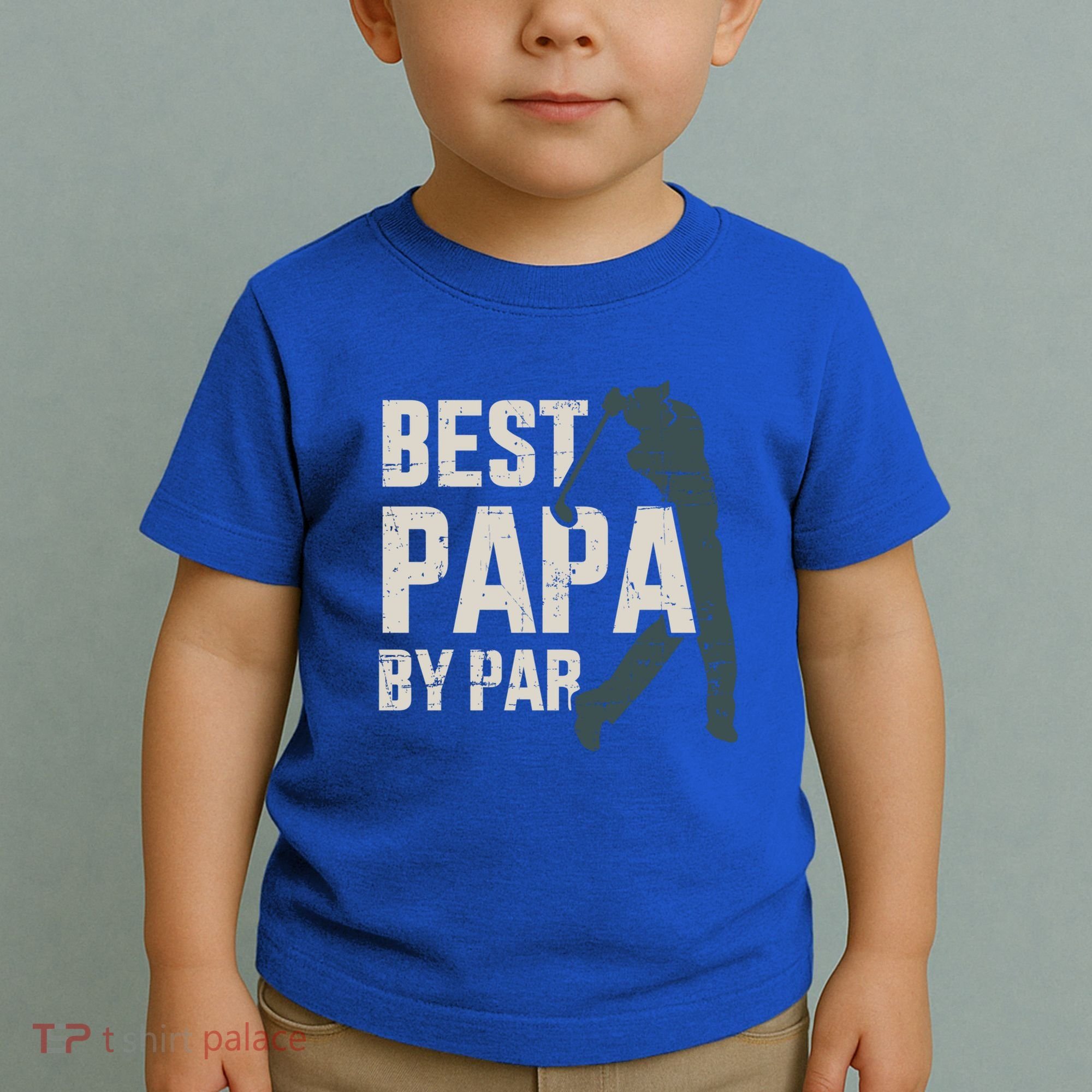 Best Papa By Par For Golfer Dad And FatherS Day Gift Toddler T-Shirt