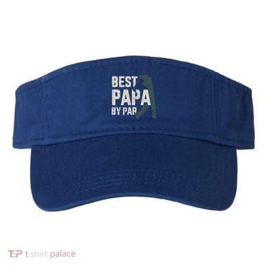 Best Papa By Par For Golfer Dad And FatherS Day Gift Visor