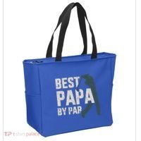 Best Papa By Par For Golfer Dad And FatherS Day Gift Tote Bag thumb 2