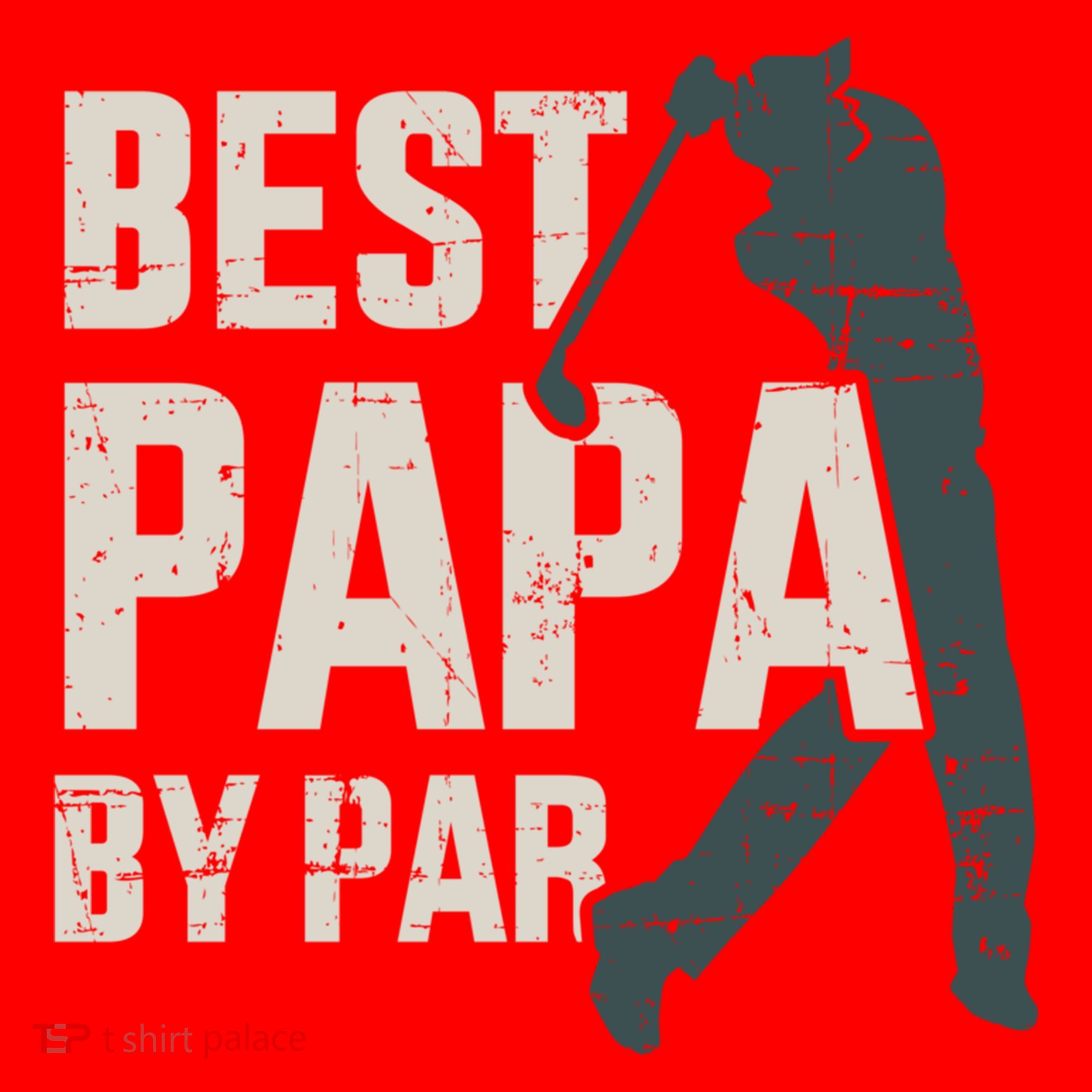 Best Papa By Par For Golfer Dad And FatherS Day Gift Santa Hat