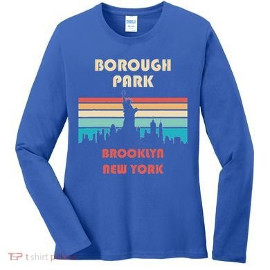 Borough Park Brooklyn New York Women's Long Sleeve Shirt