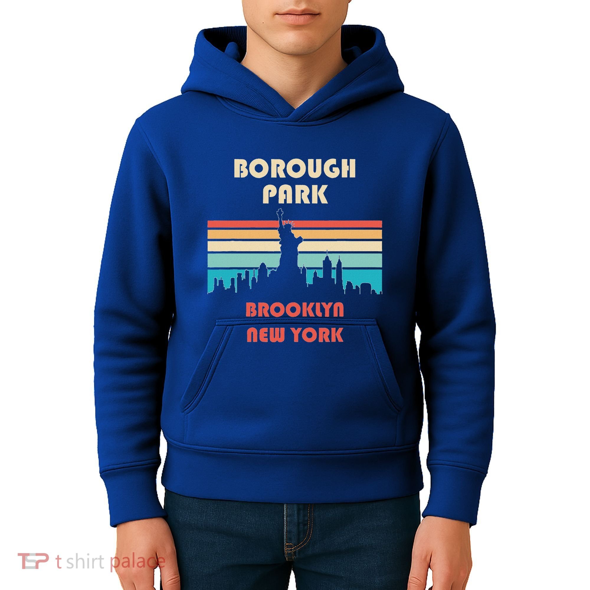 Borough Park Brooklyn New York Kids Hoodie