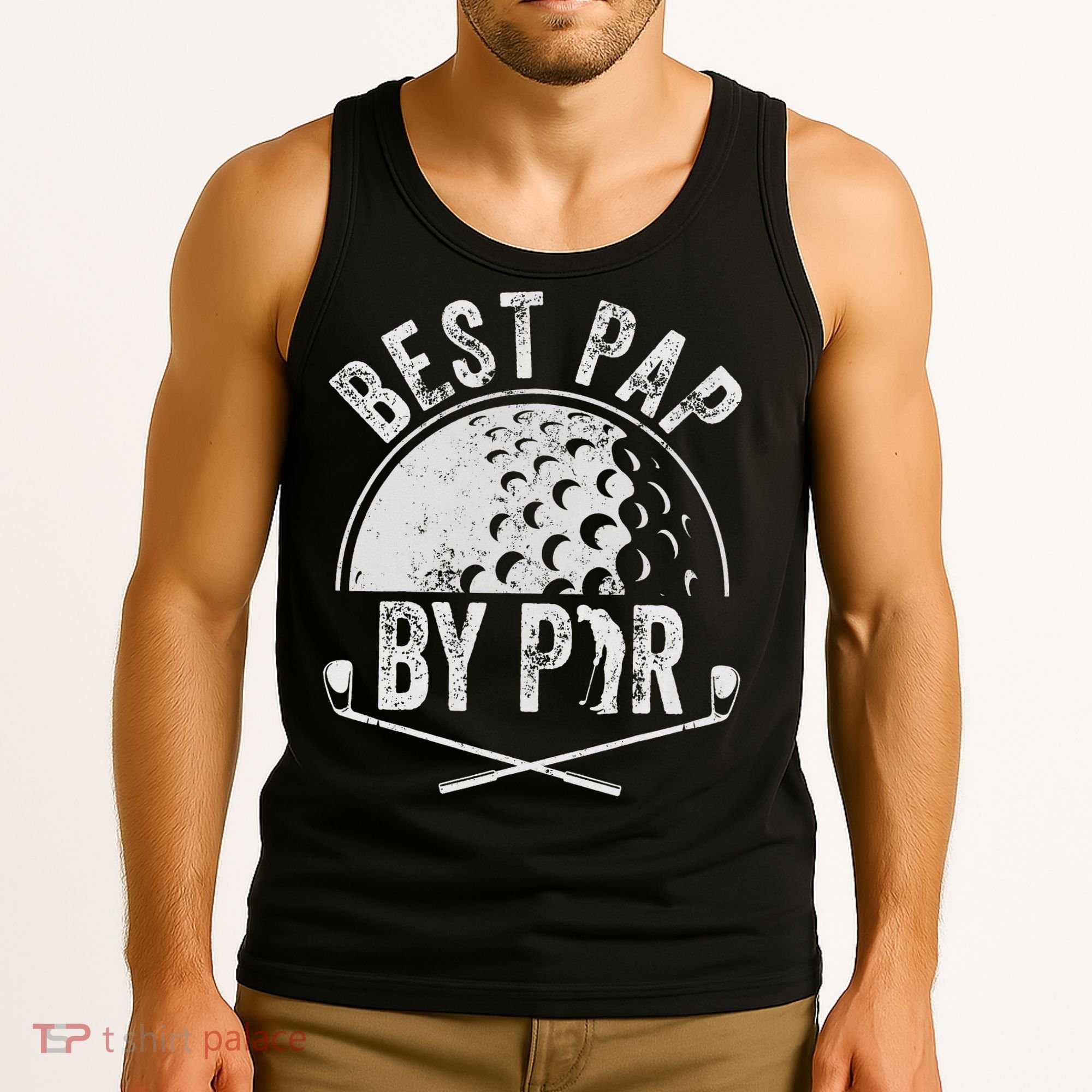 Best Pap By Par Golf Lover Sports Gift Golf Golfer Tank Top