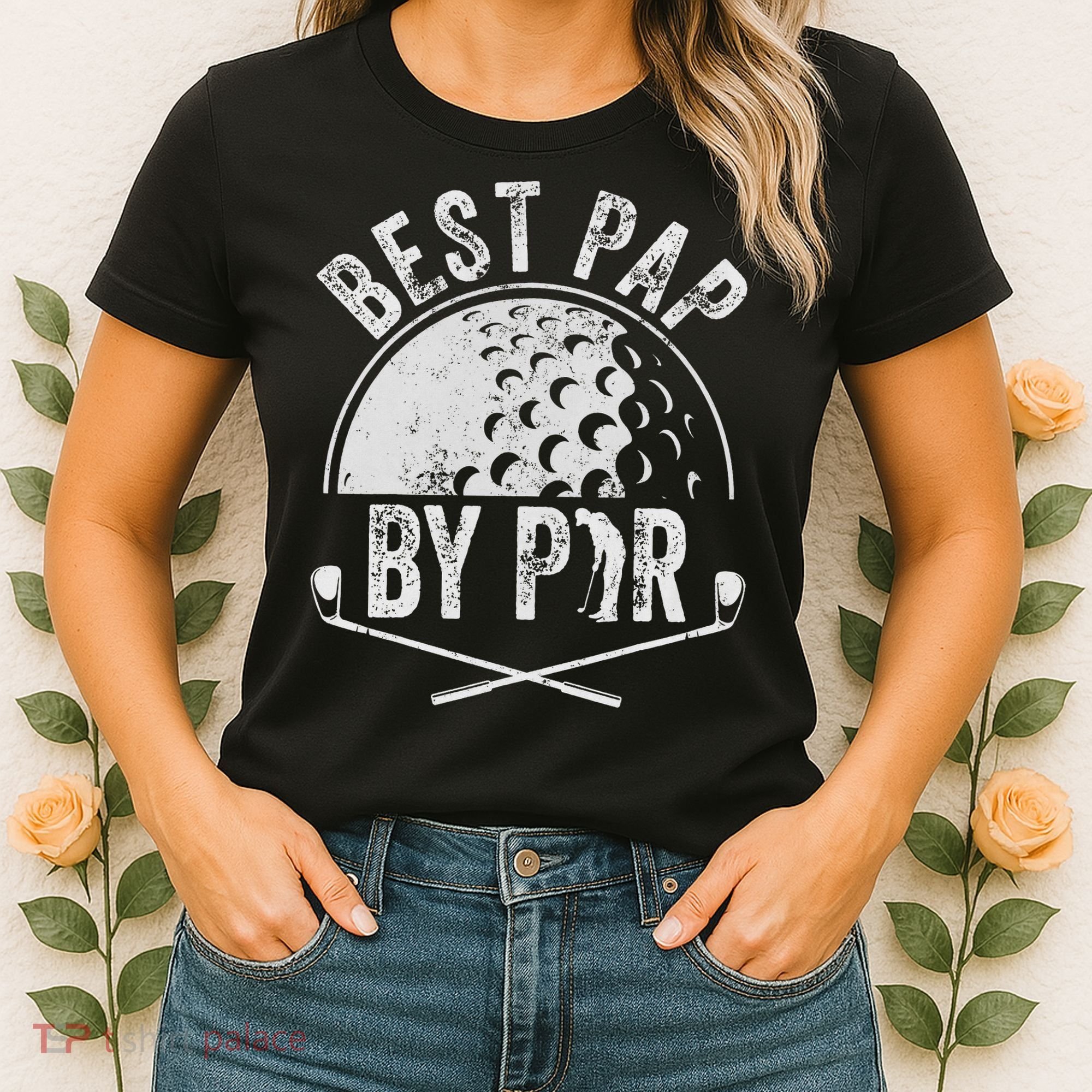 Best Pap By Par Golf Lover Sports Gift Golf Golfer Women's T-Shirt