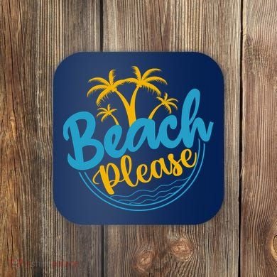 Beach Please Coaster