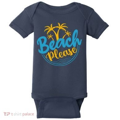 Beach Please Baby Bodysuit