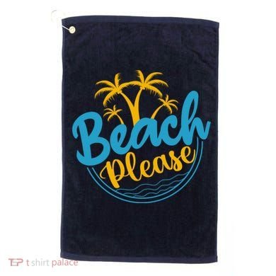 Beach Please Golf Towel