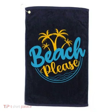 Beach Please Golf Towel