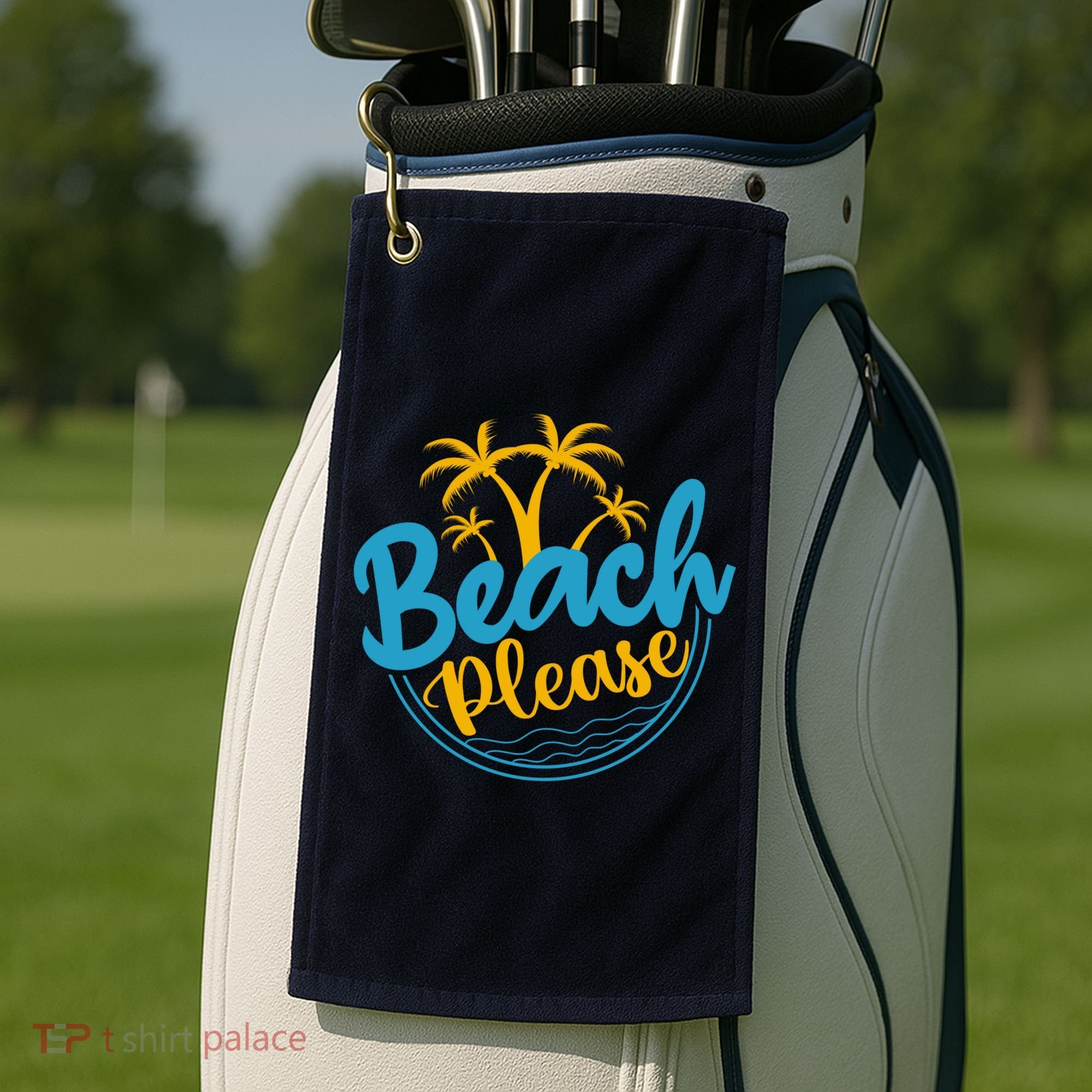 Beach Please Golf Towel