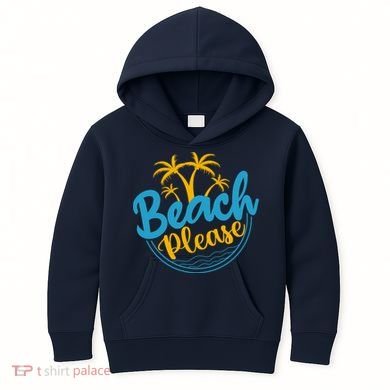 Beach Please Kids Hoodie