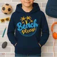 Beach Please Kids Hoodie thumb 2