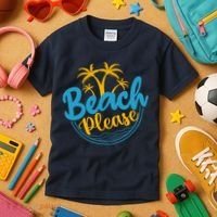 Beach Please Kids T-Shirt thumb 3