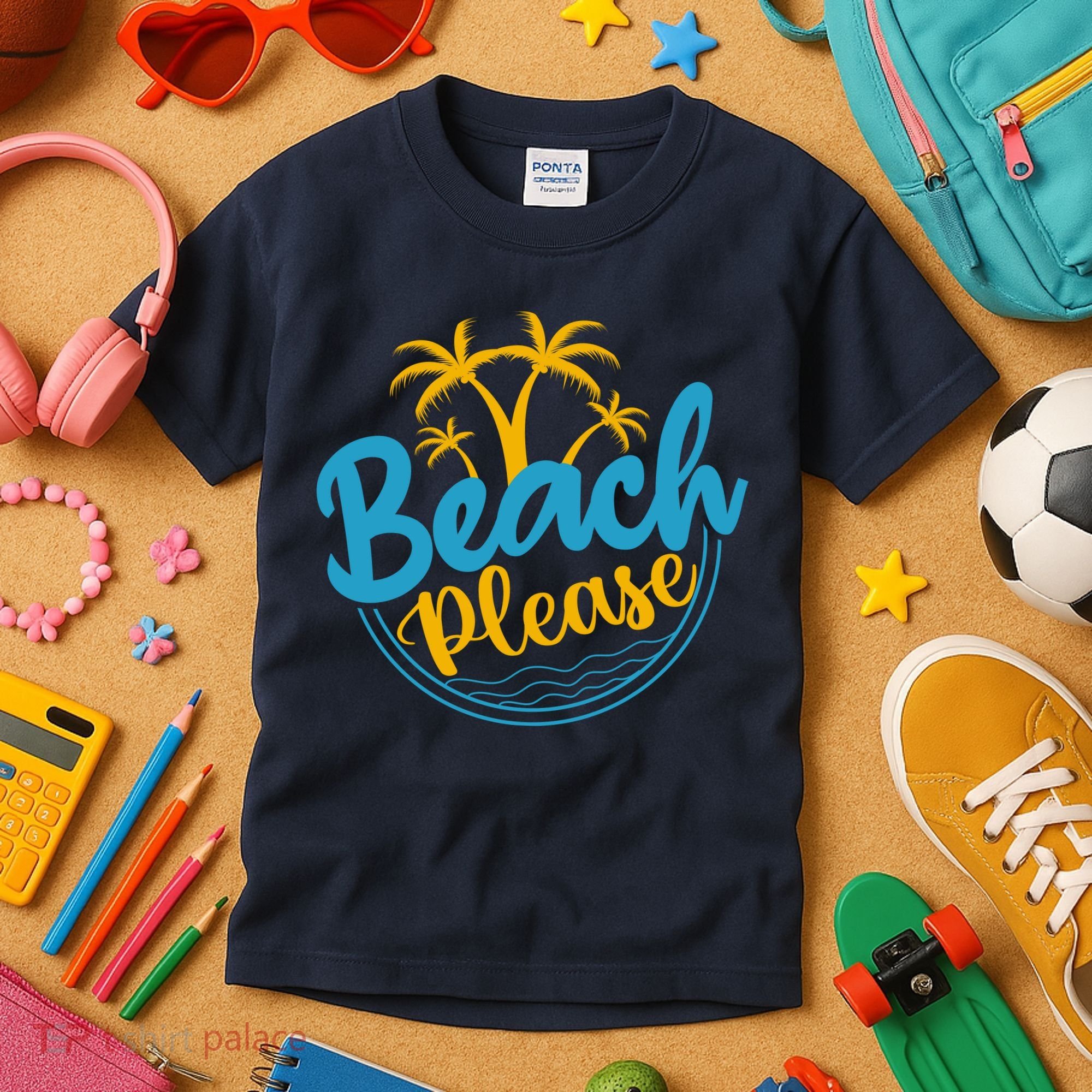 Beach Please Kids T-Shirt
