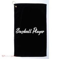 Baseball Player Golf Towel thumb 0