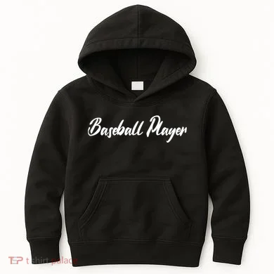 Baseball Player Kids Hoodie