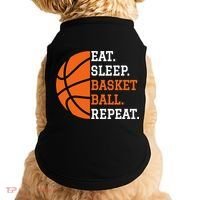 Basketball Player Boy Eat Sleep Basketball Repeat Doggie Tank thumb 0