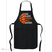 Basketball Player Boy Eat Sleep Basketball Repeat Apron thumb 0