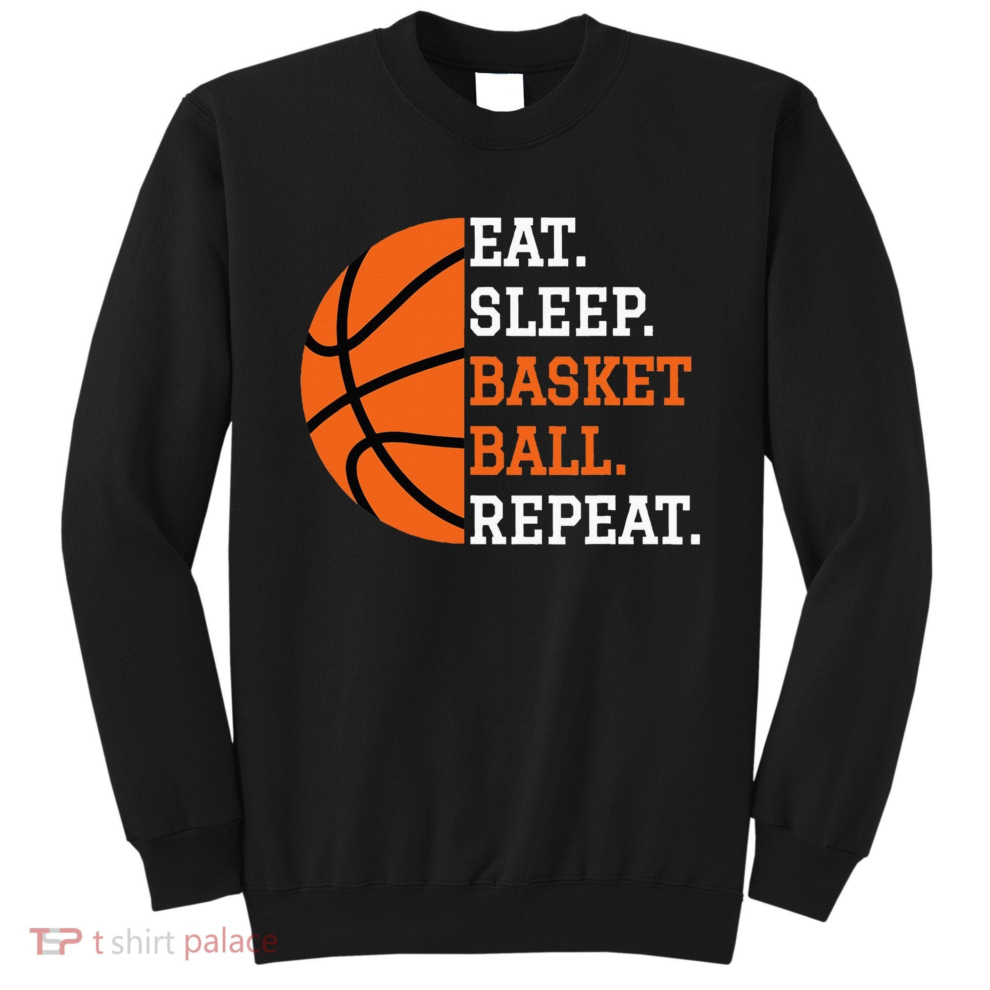 Basketball Player Boy Eat Sleep Basketball Repeat Sweatshirt