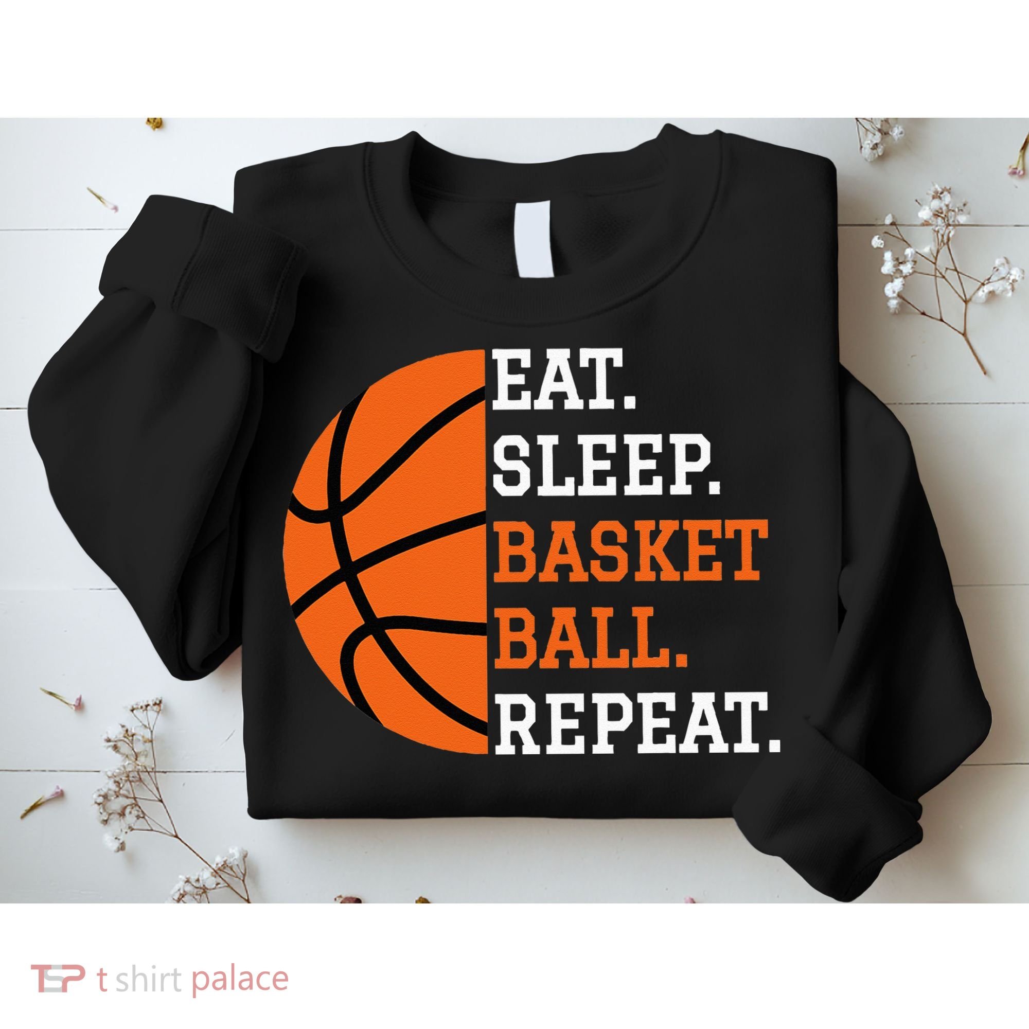 Basketball Player Boy Eat Sleep Basketball Repeat Sweatshirt