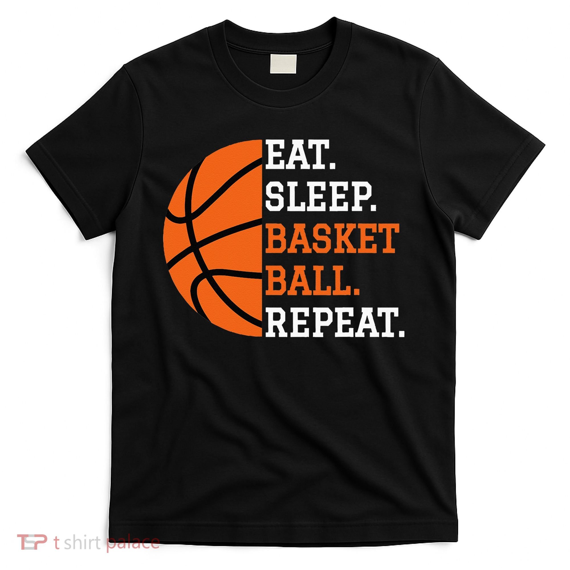 Basketball Player Boy Eat Sleep Basketball Repeat T-Shirt