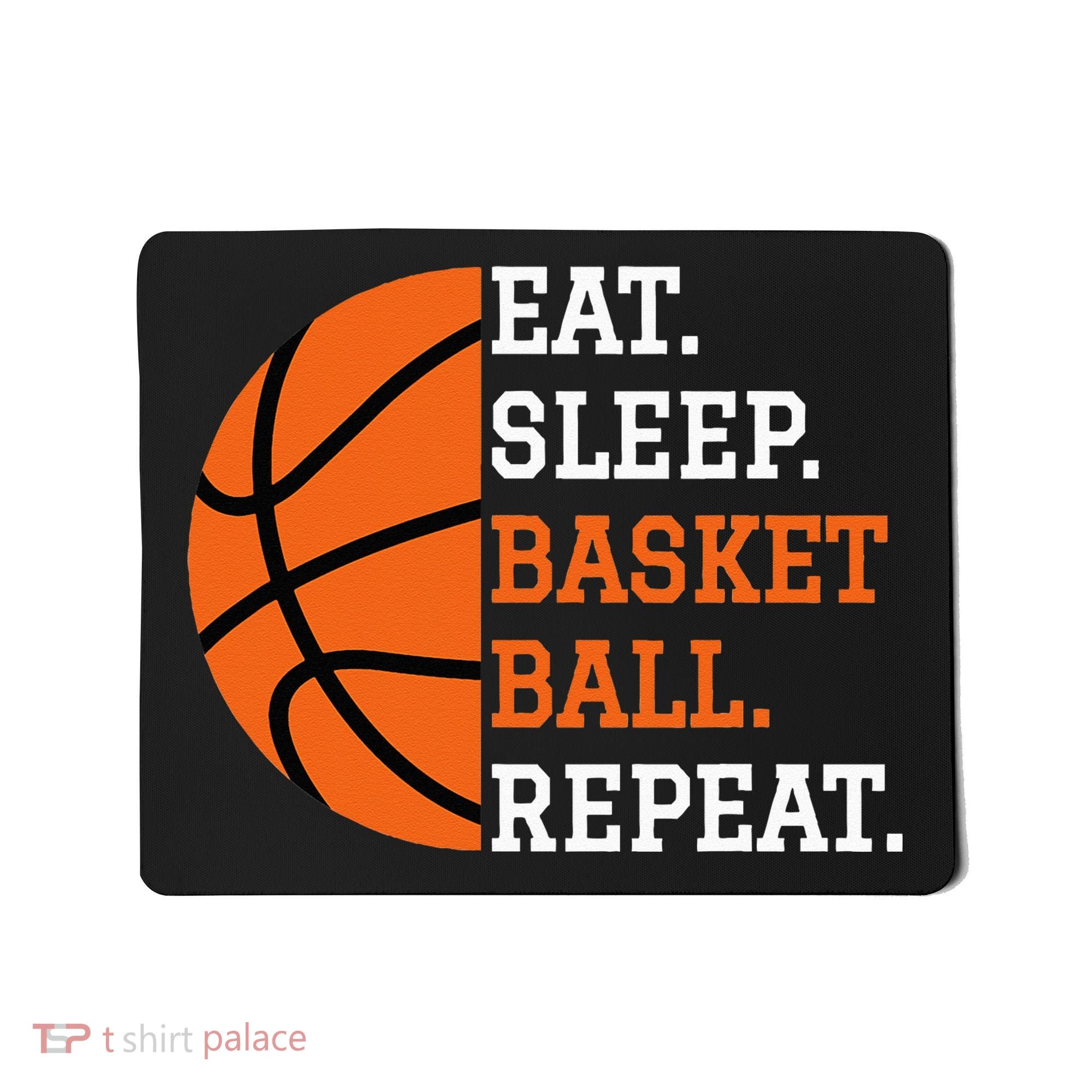 Basketball Player Boy Eat Sleep Basketball Repeat Mousepad