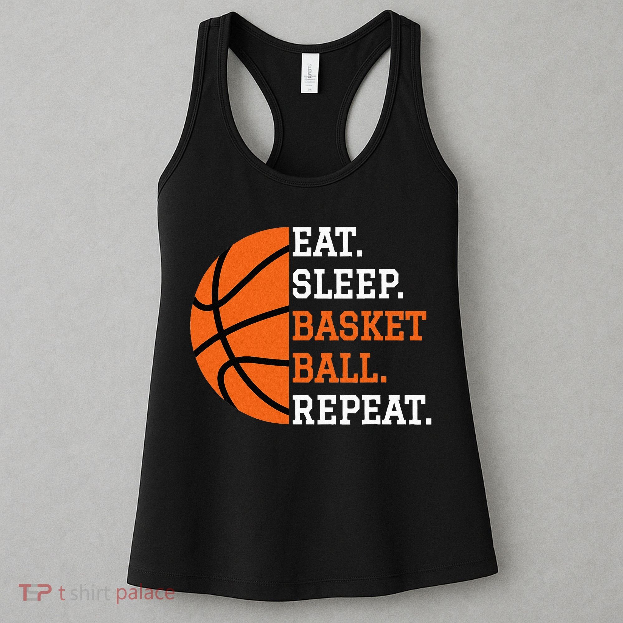 Basketball Player Boy Eat Sleep Basketball Repeat Women's Tank Top