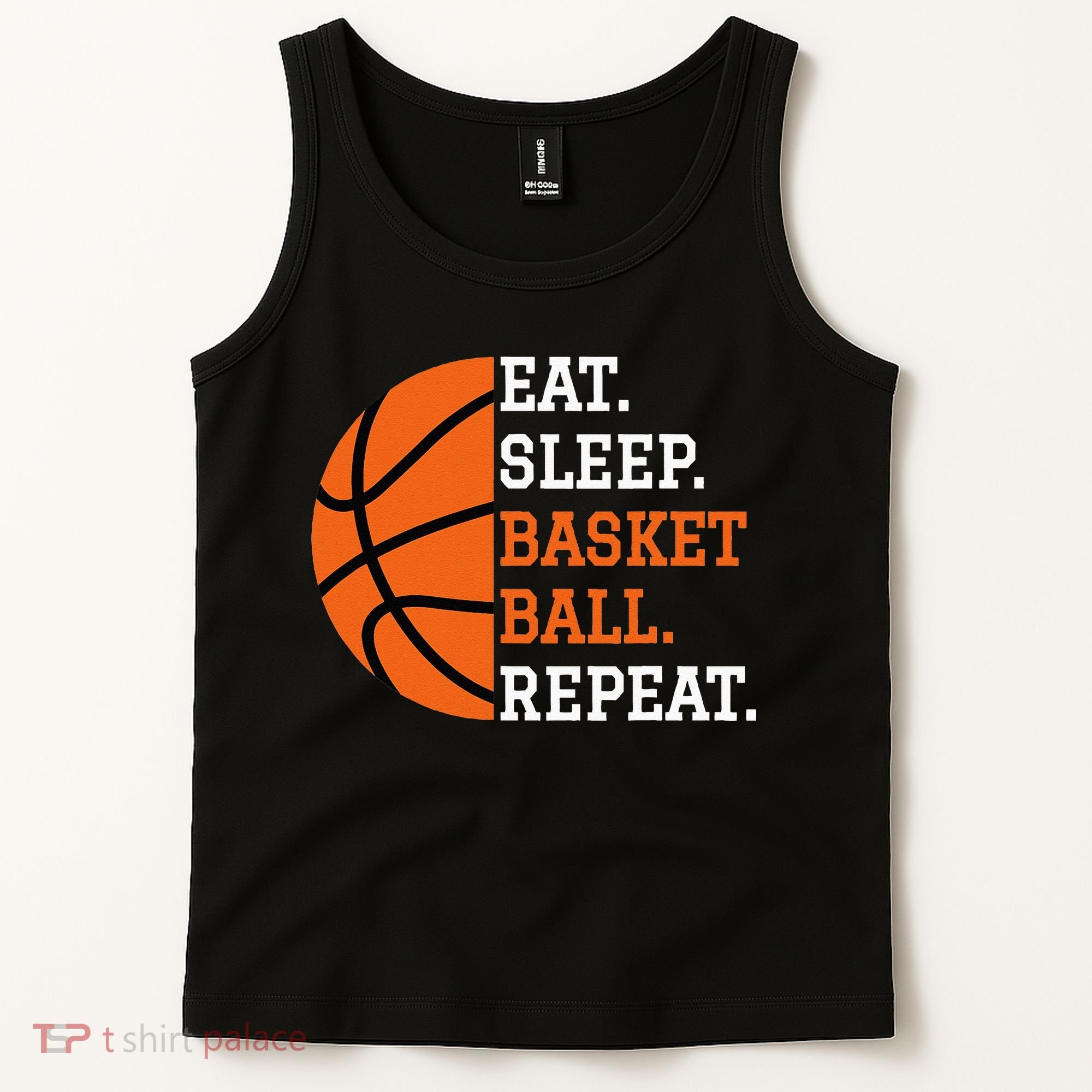 Basketball Player Boy Eat Sleep Basketball Repeat Tank Top