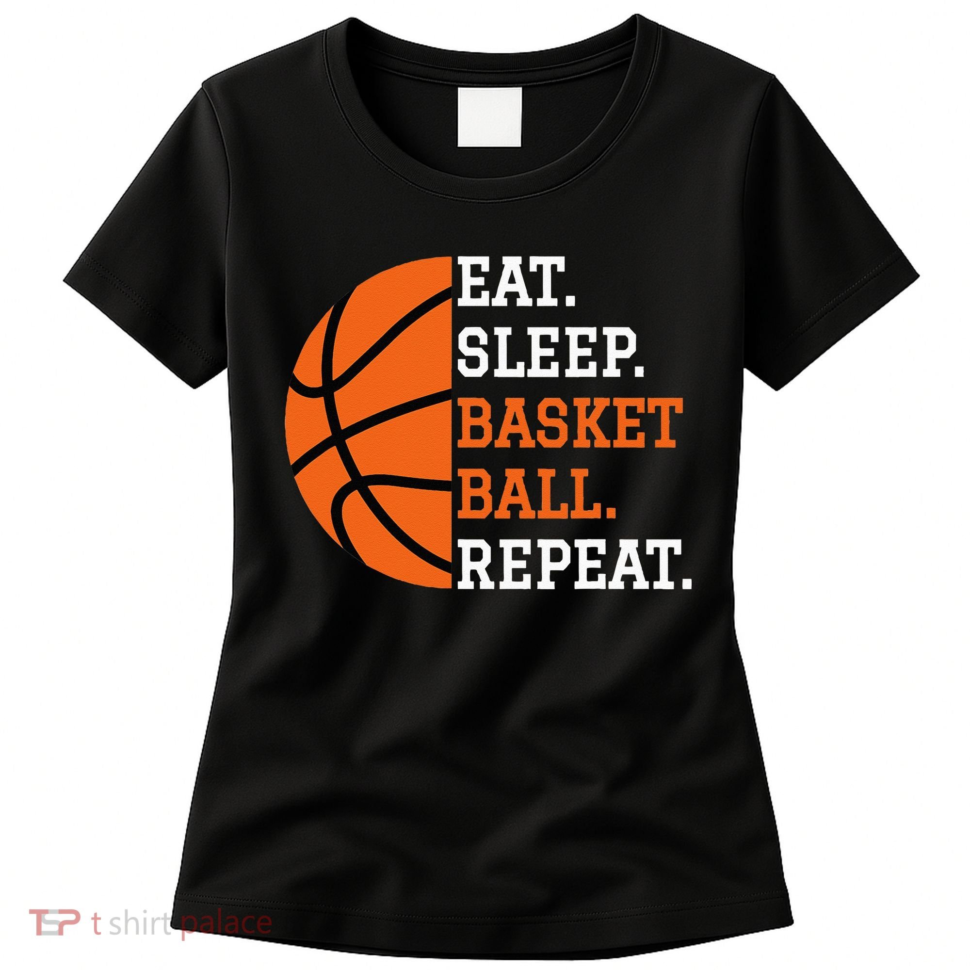 Basketball Player Boy Eat Sleep Basketball Repeat Women's T-Shirt