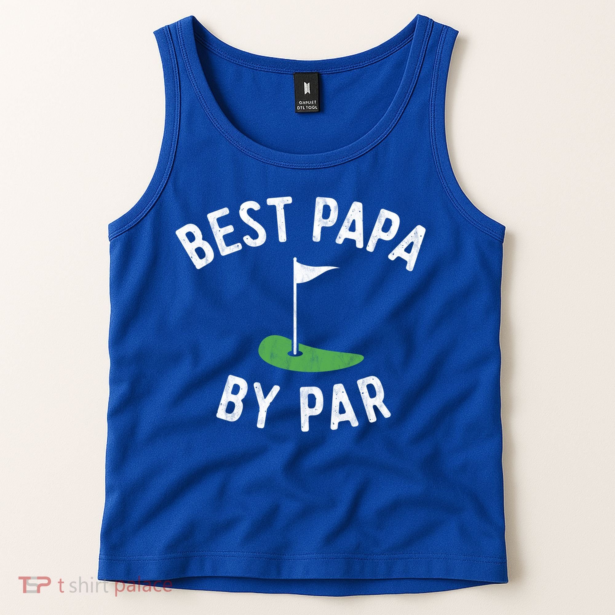 Best Papa By Par Golf Meaningful Gift Grandpa Fathers Day Gift Tank Top