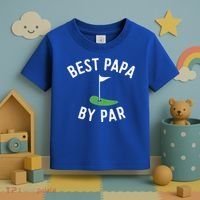 Best Papa By Par Golf Meaningful Gift Grandpa Fathers Day Gift Toddler T-Shirt thumb 3