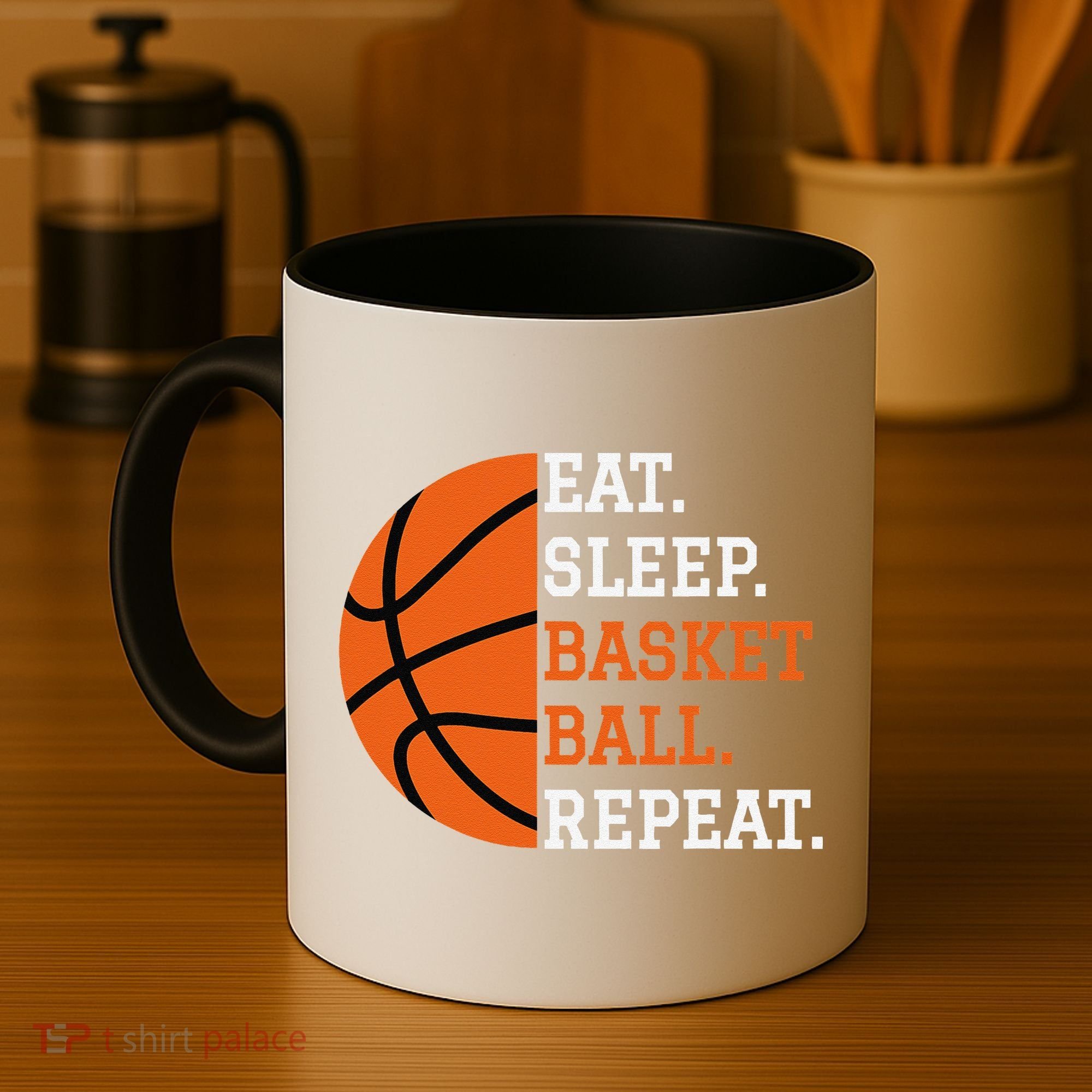 Basketball Player Boy Eat Sleep Basketball Repeat Coffee Mug