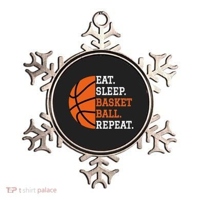 Basketball Player Boy Eat Sleep Basketball Repeat Ornament