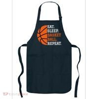 Basketball Player Boy Eat Sleep Basketball Repeat Apron thumb 0