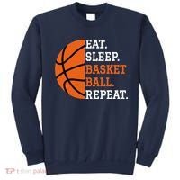 Basketball Player Boy Eat Sleep Basketball Repeat Sweatshirt thumb 0