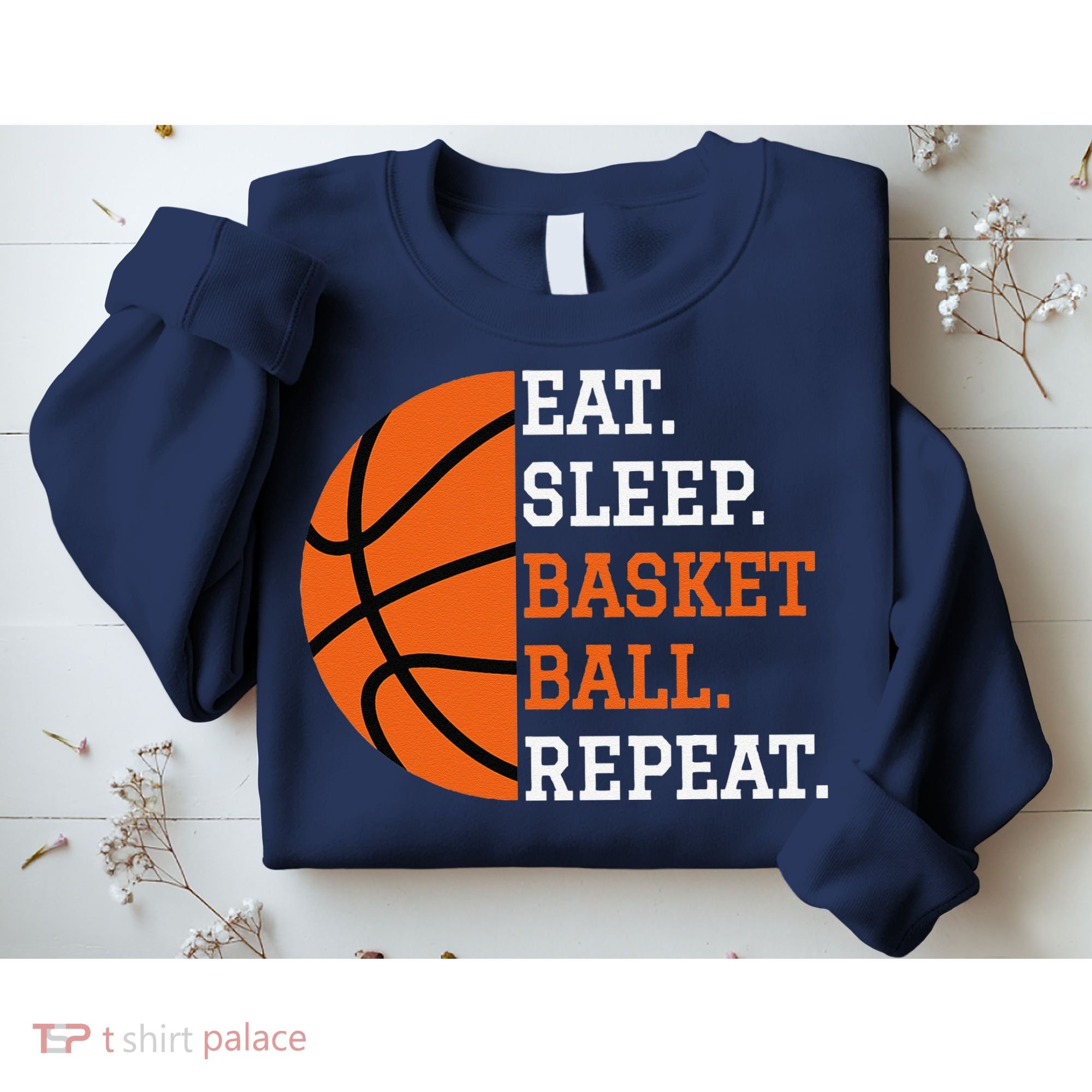 Basketball Player Boy Eat Sleep Basketball Repeat Sweatshirt