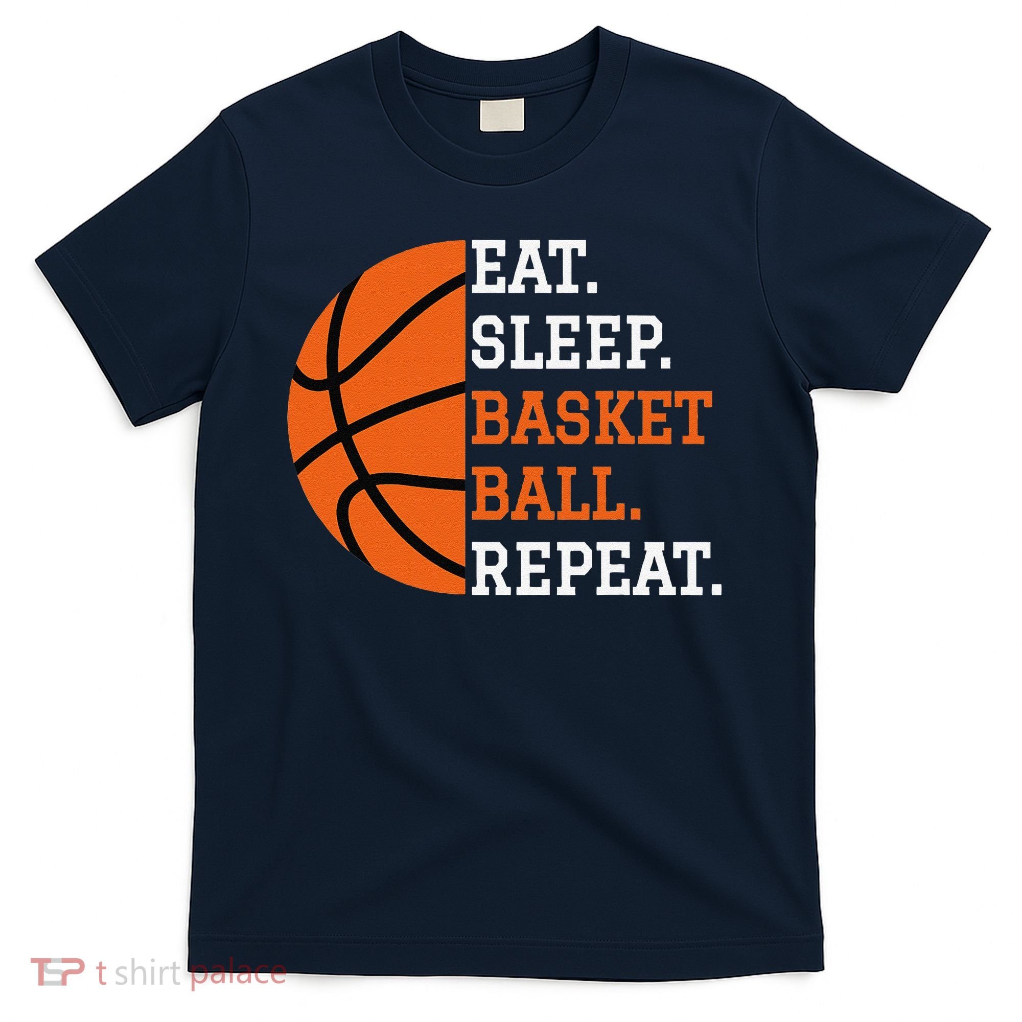 Basketball Player Boy Eat Sleep Basketball Repeat T-Shirt