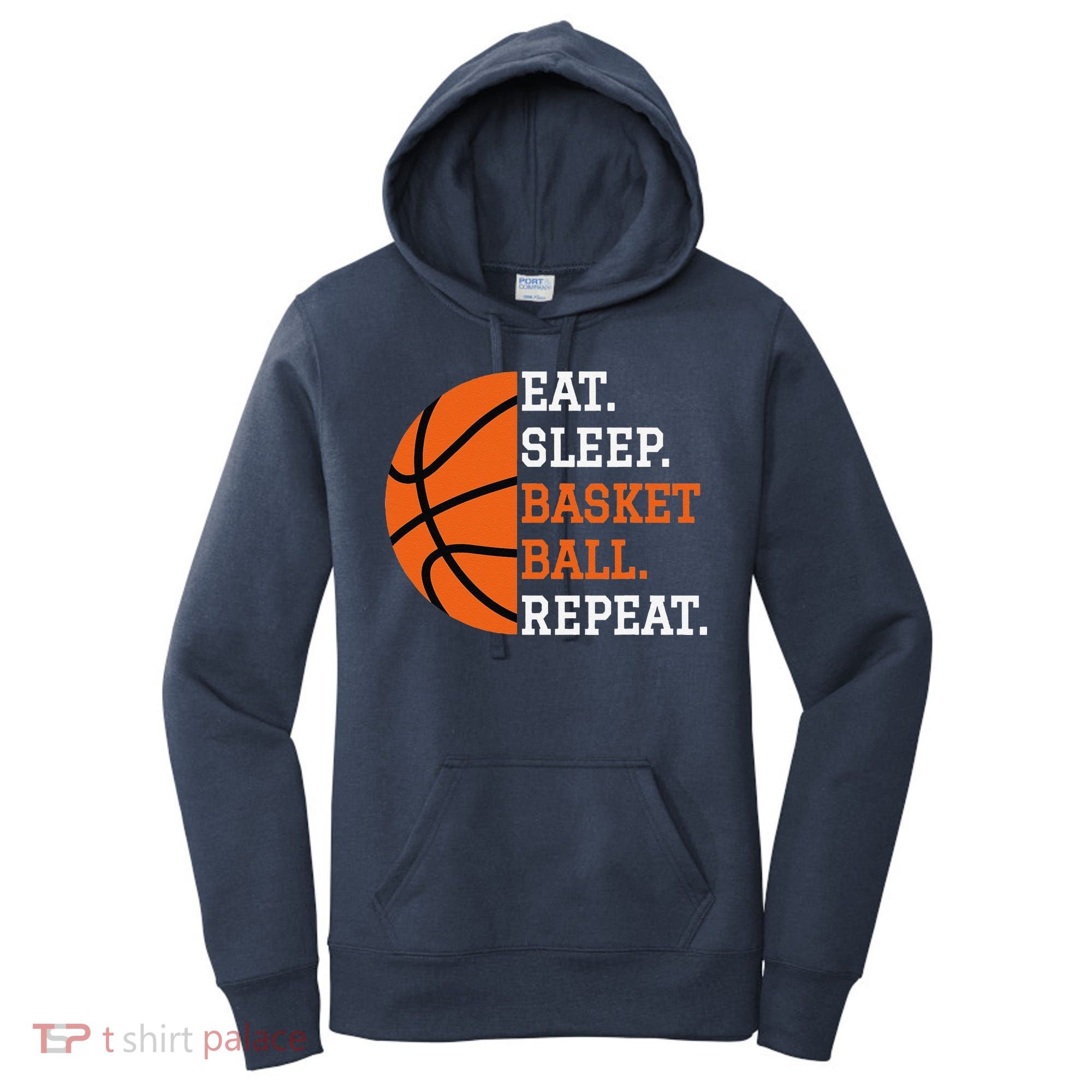 Basketball Player Boy Eat Sleep Basketball Repeat Women's Hoodie