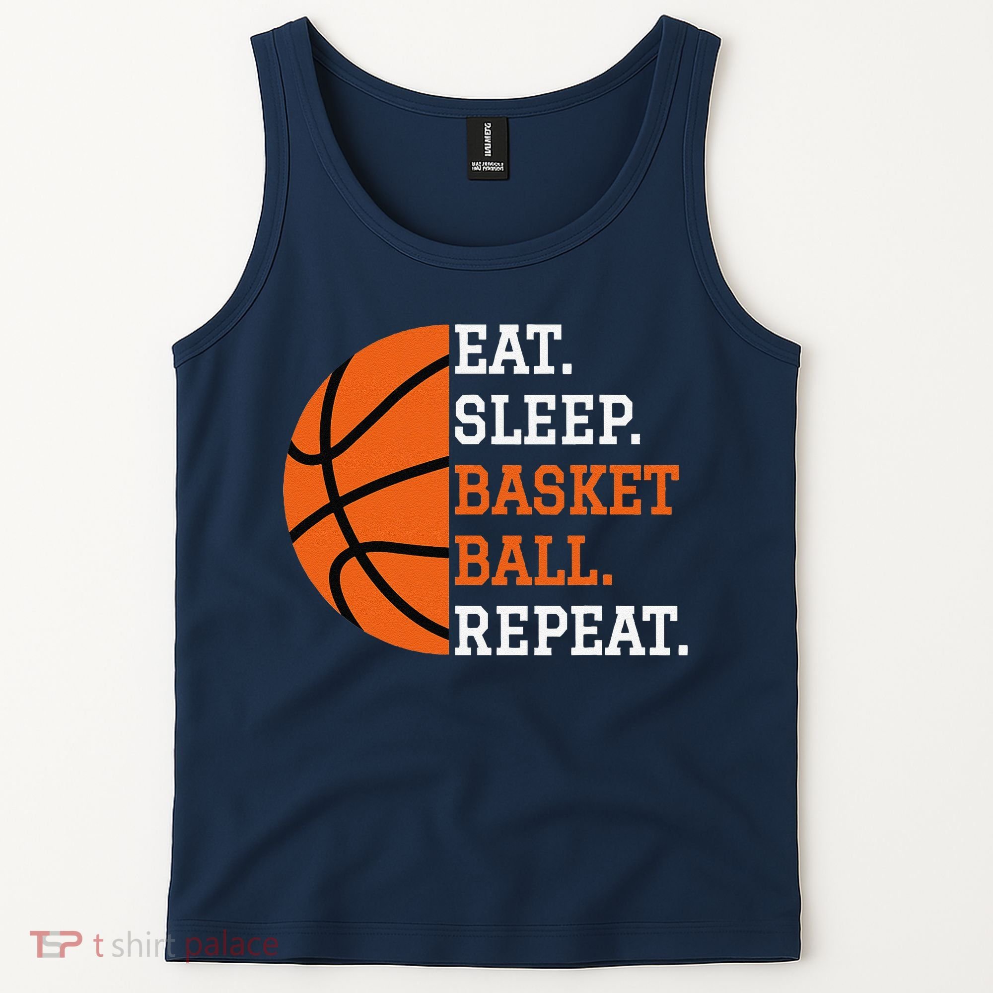 Basketball Player Boy Eat Sleep Basketball Repeat Tank Top