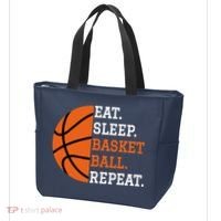 Basketball Player Boy Eat Sleep Basketball Repeat Tote Bag thumb 3