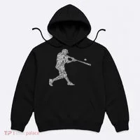Baseball Player Batter Hoodie thumb 0