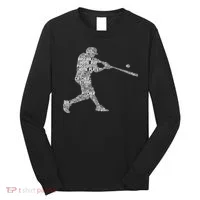 Baseball Player Batter Long Sleeve Shirt thumb 0