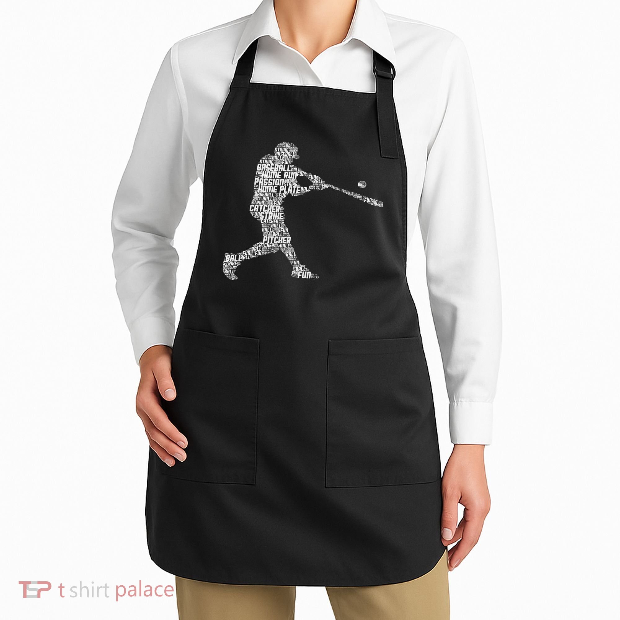 Baseball Player Batter Apron