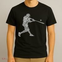 Baseball Player Batter T-Shirt thumb 3