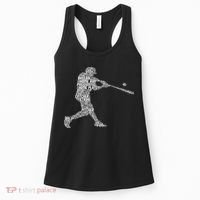 Baseball Player Batter Women's Tank Top thumb 0
