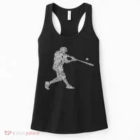 Baseball Player Batter Women's Tank Top thumb 0