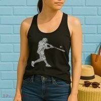 Baseball Player Batter Women's Tank Top thumb 2