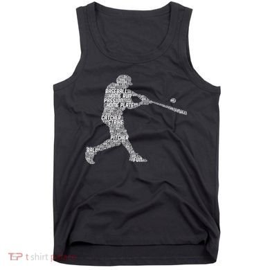 Baseball Player Batter Tank Top
