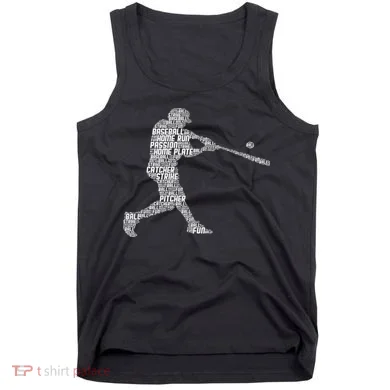 Baseball Player Batter Tank Top